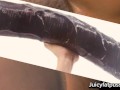 Big black 20inches black hardcore cock neighbor make me squirt