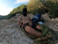 Hiker cums in Cala Petita bay (Mallorca) - nearly caught 😱