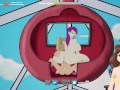 Fuckerman Lewd Park #2 - Fucking in a ferris wheel with a busty woman - Jazziuu - Gameplay