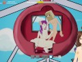 Fuckerman Lewd Park #2 - Fucking in a ferris wheel with a busty woman - Jazziuu - Gameplay