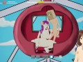 Fuckerman Lewd Park #2 - Fucking in a ferris wheel with a busty woman - Jazziuu - Gameplay