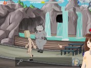 Fuckerman Lewd Park #2 - Fucking in a ferris wheel with a busty woman - Jazziuu - Gameplay