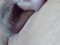 Cumshot from two vibrators