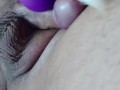 Cumshot from two vibrators