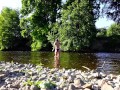 Girl exhib outdoor topless gets her pussy wet and fingered in the river (TEASER "STONE RIVER" VIDEO)