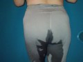 I pee in my yoga leggings at the special request of my husband, he asked for it so much