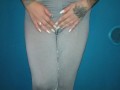 I pee in my yoga leggings at the special request of my husband, he asked for it so much
