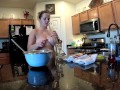 Make Cheesecake With Me Topless
