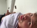 My roommates almost caught me masturbating