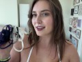 4K Transparent G STRING Try On Haul (+CLOSE UPS) with Erika Kay