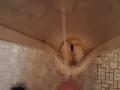朝立ちでオシッコ。Morning wood, urination