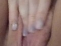 Sneaking alittle pussy play while my bf is away