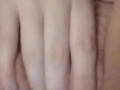 Sneaking alittle pussy play while my bf is away