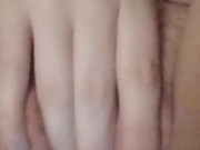 Sneaking alittle pussy play while my bf is away