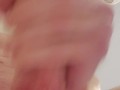 Close up of Rod Swift dick rubbing and cumming down on you