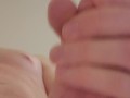 Close up of Rod Swift dick rubbing and cumming down on you