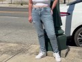 Publicly Soaking my Jeans, Walking Around Braless and Flashing