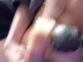 Gushing cum male squirt with vibrator, BWC