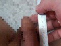 包茎チンポの大きさを図ったら...