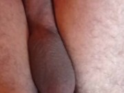 I applied cream thickly to his hairy asshole