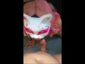 pink pussy cat sucks dick Cum in Mouth. Perfect Oral Creampie