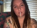 Smoking while my BF jacks off- full vid on OF