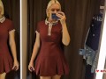 Try on haul transparent clothes, see through Try on haul , in the fitting room. Naked mycandyalice