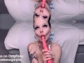 Deep Sloppy Throat Fuck Messy Spit Play