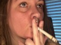 Smoke sesh with French inhale- full vid on OF