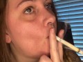 Smoke sesh with French inhale- full vid on OF