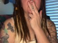 Smoke sesh with French inhale- full vid on OF