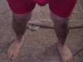 Daddy’s big hairy Dick Gets oiled up and cums for his sluts 💦🔥