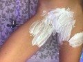 SHAVing pussy, shaving legs, shaving armpits, Pee