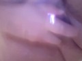 Fucking pussy in shower with vibrating dildo