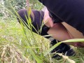 Young, Juicy forest pissing