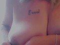 Nipple clamps makes this pussy wet and body wiggle