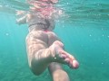 Pawg Swimming In A Thong Bikini - Underwater 4K