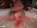 Milf Does A Hard Blowjob Underwater and Fucks Anal, Filled Everything With Cum