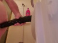 Anal Toy Play in the Shower!