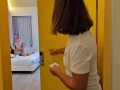Orgy 4 in the hotel room at XBIZ Double penetration anal lesbian Strapon threesome foursome WET