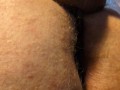 Close Up Hairy Bussy | I Cum On My Own Ass Buttplug Feels So Good