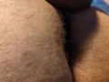 Close Up Hairy Bussy | I Cum On My Own Ass Buttplug Feels So Good