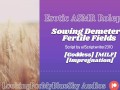 ASMR Roleplay | Sowing Demeter's Fertile Fields [Goddess] [MILF] [Impregnation]