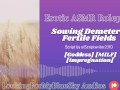 ASMR Roleplay | Sowing Demeter's Fertile Fields [Goddess] [MILF] [Impregnation]