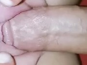 Big Daddy Nasty Nast teases babysitters lil tight pink pussy with the head of his huge hard cock!!