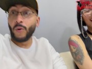 Le chupo la enorme verga a mi nuevo jefe despues de terminar la entrevista de trabajo