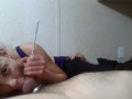 Sounding and Ball Sucking Orgasm