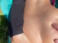 Petite girl Anal fucked outdoors