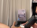Eva gave a blowjob to a stranger and tested VacuGlide from Autoblow on him