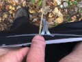Pee Desperation With Masturbation Attempt But It Was Too Cold Outside For My Cock To Get Hard